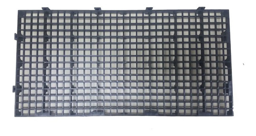 10 Pcs Pallet Estrado Plásticos Preto 25x50x2,5cm Piso Palete Plástico Modular Marwell