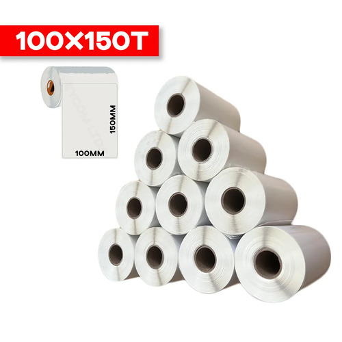 10 rolos etiqueta 10x15 100x150 termica zebra 180 etiquetas
