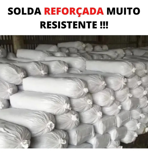 100 Sacos Para Silagem Branco + 100 Abraçadeiras Saco Para Silo Lona Para Silo 200 Micras - Gobi Brasil