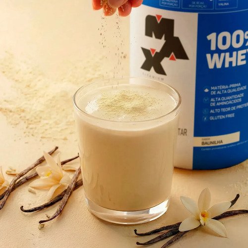100% Whey Protein Concentrado 900g Baunillha