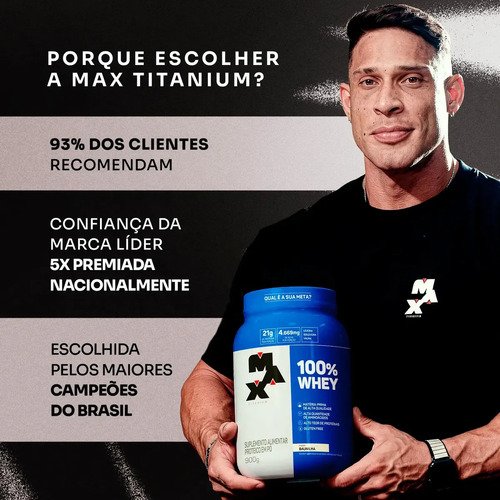 100% Whey Protein Concentrado 900g Baunillha