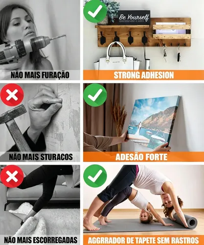 10m Fita Dupla Face Adesiva Nano Extra Forte Lavavel
