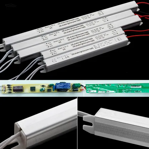 10x Fonte Slim Driver 12v 10a 120w Para Perfil Fita De Led