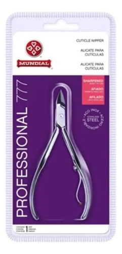 12 Alicate De Cutícula Inox Premium Profissional Mundial 777