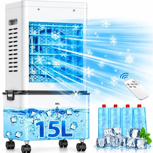 15l climatizador de ar portatil 4 em 1 umidificador evaporat