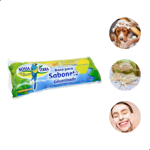 1kg de base glicerinada para sabonete transparente rp