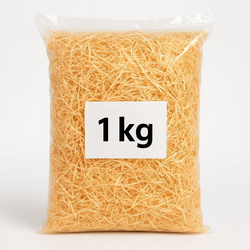 1kg De Palha Para Enchimento De Cestas E Presentes