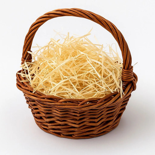 1kg De Palha Para Enchimento De Cestas E Presentes