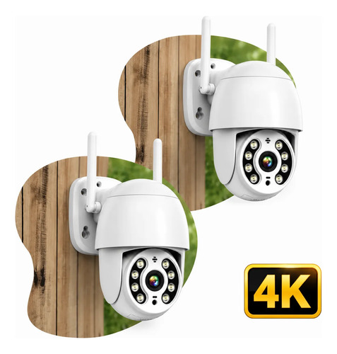 2 camera seguranca ip wifi icsee infravermelho prova dagua