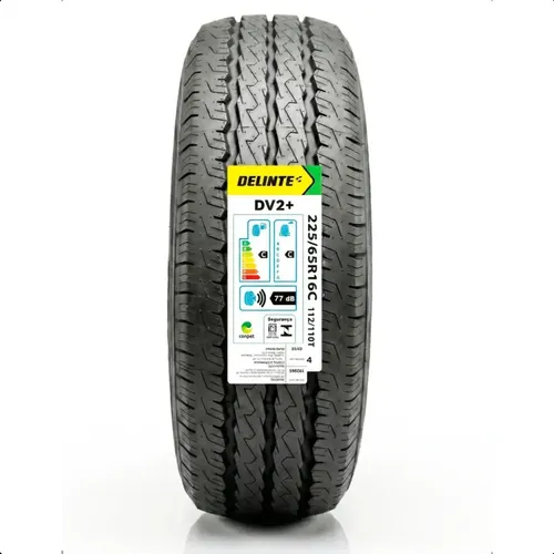 2 Pneu 225/65r16c Delinte Dv2 112/110t Carga 8 Lonas Reforçado Van Renault Master Fiat Van Daily Sprinter Peugeot Boxer