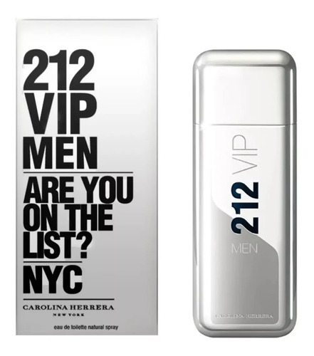 212 vip men edt 100 ml para masculino