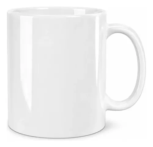 24 Caneca Branca Cerâmica Sublimação 325ml Branca Deko