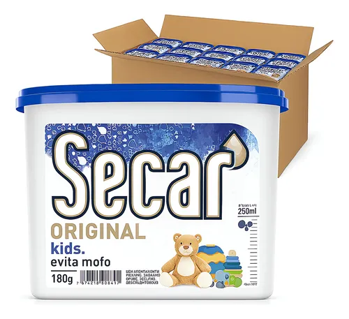 24 und antimofo secar 180g kids desumidificador armario