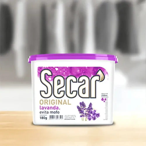 24 Unid. Antimofo Secar 180g Lavanda Desumidificador Armario
