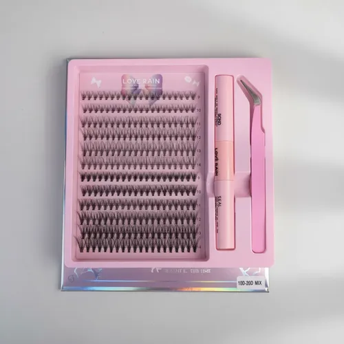 240 Kit Extensão De Cílios Tufinho Lash Iniciante Mix 9-14mm