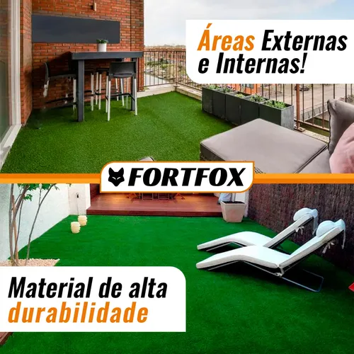 25m2 Grama Sintética Decorativa Esportiva Jardim 15mm 1mx25m
