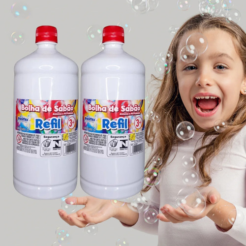 2l refil liquido bolha de sabao bolinha de sabao infantil