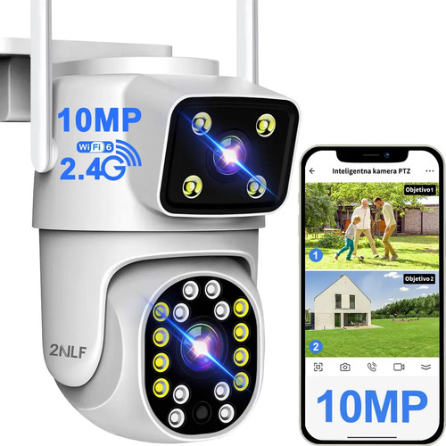 2nlf cameras de seguranca wifi 360 ip66 conversacao bidireci