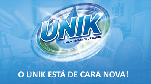 2x Detergente Para Maquina De Lavar Louça Sabão Pó Unik 1kg