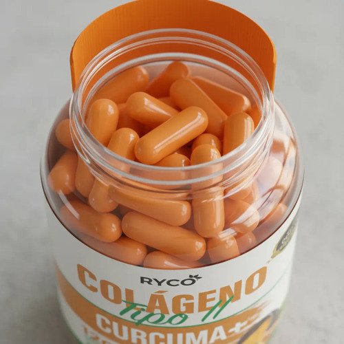 3x Cúrcuma + Colágeno Tipo 2 - 360 Cápsulas De 500mg Ryco