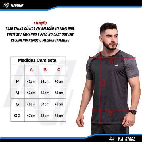 4 Camisetas Masculina Dry Fit Premium Camisa Academia Kit