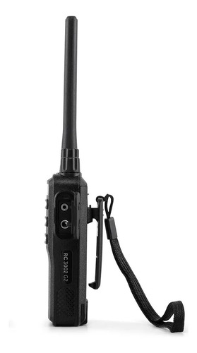 4 Ht Rádio Intelbras Uhf Rc3002 Walkie Talkie Longo Alcance Cor Preto
