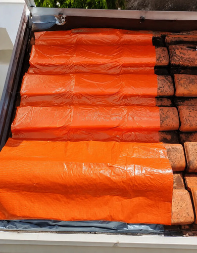 5 Manta Asfáltica Auto Adesiva Terracota 90cm X 10m Vedatudo