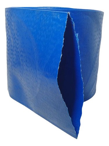 50 Metros Mangueira Flat/achatada Azul Irrigação 6 Polegadas Azul