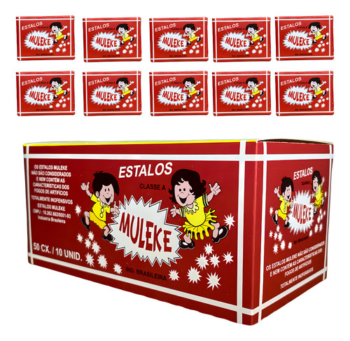 500 estalos biribinha de salao brinquedo 50 caixinhas c10