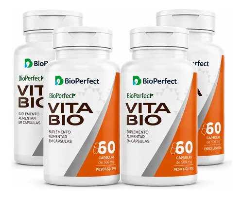 5x Vita Bio Original + Nf Envio Imediato Sem Sabor