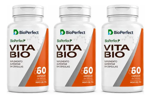 5x Vita Bio Original + Nf Envio Imediato Sem Sabor