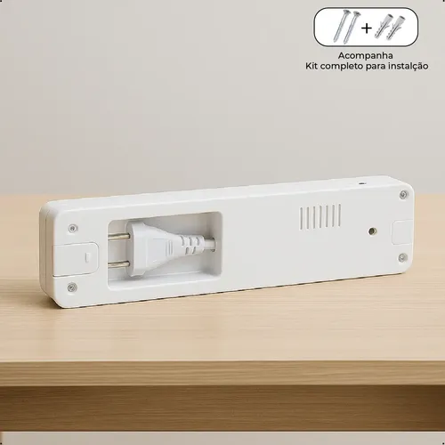 6 Luminária Emergência Lâmpada 30 Leds Recarregável Bivolt