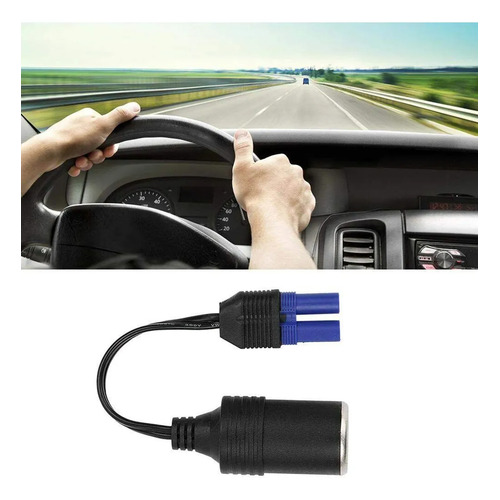 Adaptador Auto Car 12v Ec5 Para Soquete De Cigarro Feminino