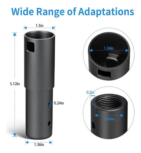 Adaptador P/ Starlink V2 Suporte Alumínio Reforçado Poste