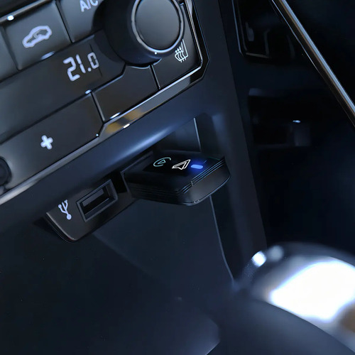 Adaptador Sem Fio Carplay E Android Auto Universal Wi-fi WLK AUTOMOTIVE WK-AIR Cor Preto