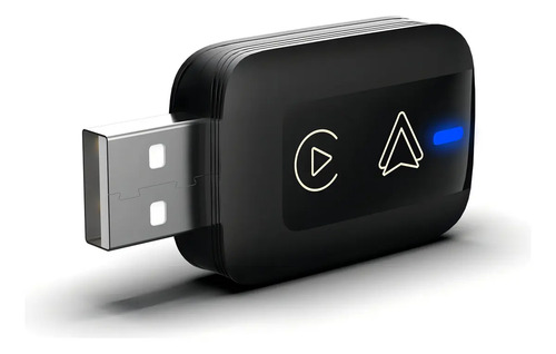 Adaptador Sem Fio Carplay E Android Auto Universal Wi-fi WLK AUTOMOTIVE WK-AIR Cor Preto