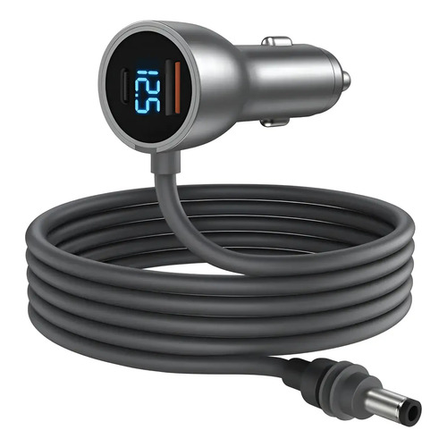 Adaptador veicular 12v 24v usb c dc cabo starlink mini 3m 1