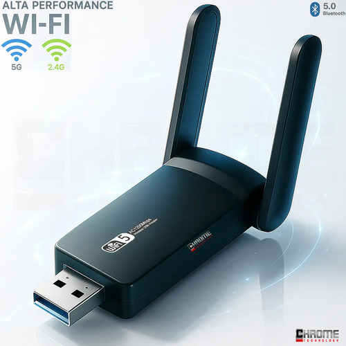 Adaptador Wifi Computador Pc Notebook Jogos Usb 3.0 Dual Band 5ghz Wifi 6 - Placa De Rede Wifi Gigabit Alta Velocidade Mu-mimo - Adaptador Ethernet Usb Rj45 Rtl8812bu Compatível C/ Mac Windows Linux.