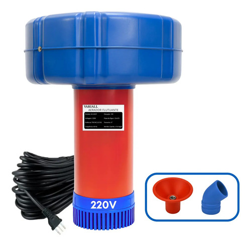 Aerador chafariz 15cv 11kw piscicultura potente oxigenio bom
