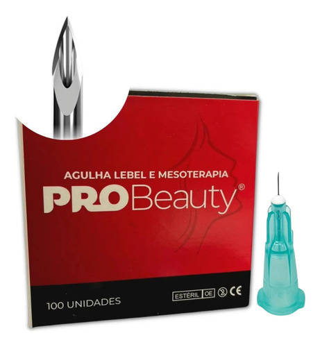 Agulha lebel 32g 4mm caixa com 100 unidades