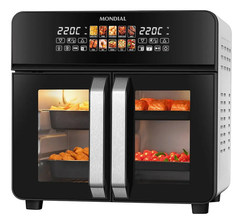 Air fryer forno 25l french door mondial afdo 25l fd 1
