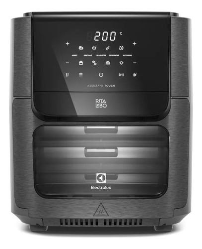 Air fryer forno 5 em 1 12l 1700w digital espeto giratorio 2