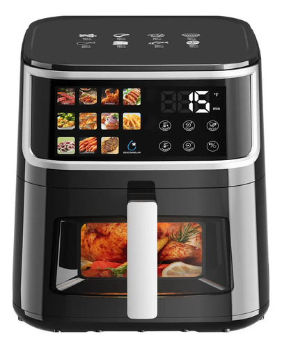 Air Fryer PATBRELA 10L Digital com Painel LED e 12 Programas, Para Família