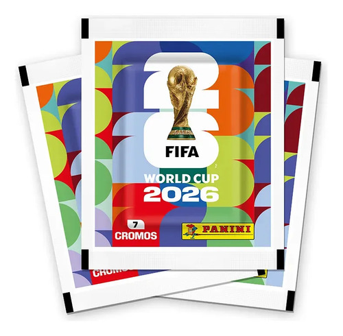 Àlbum Copa Do Mundo Fifa 2026 + 84 Figurinhas Capa mole (12 envelopes)