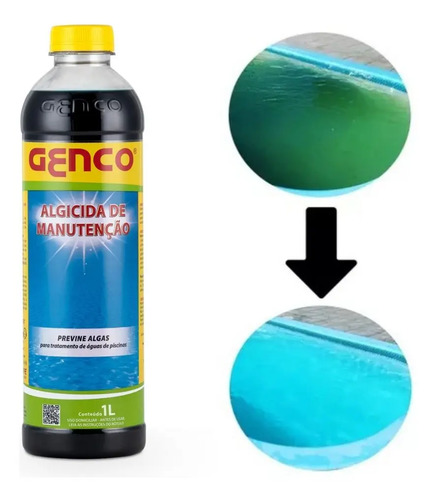 Algicida de Manutenção para Piscina 1L Genco 403230