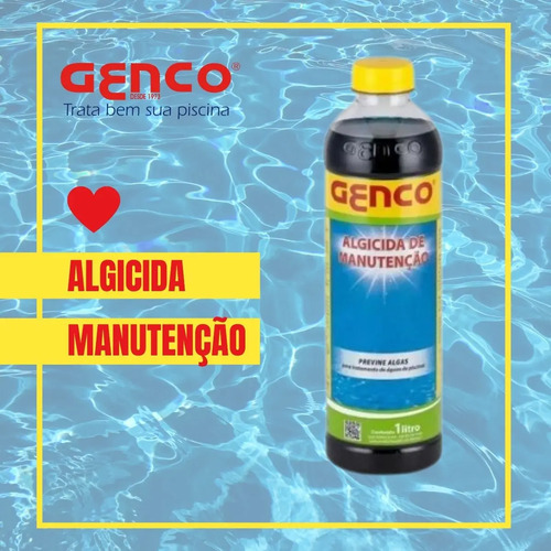 Algicida de Manutenção para Piscina 1L Genco 403230