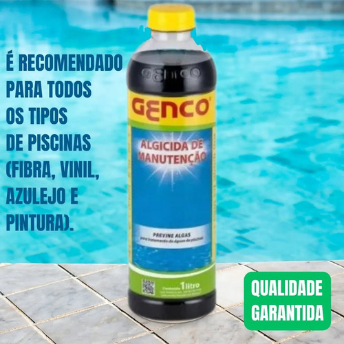Algicida de Manutenção para Piscina 1L Genco 403230