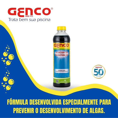 Algicida de Manutenção para Piscina 1L Genco 403230