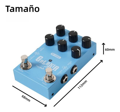 Algoritmos M-vave Galaxia Multi-reverb 9 Estéreo Usb-c Azul