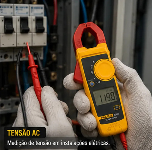 Alicate amperímetro digital fluke 302 plus 400A
